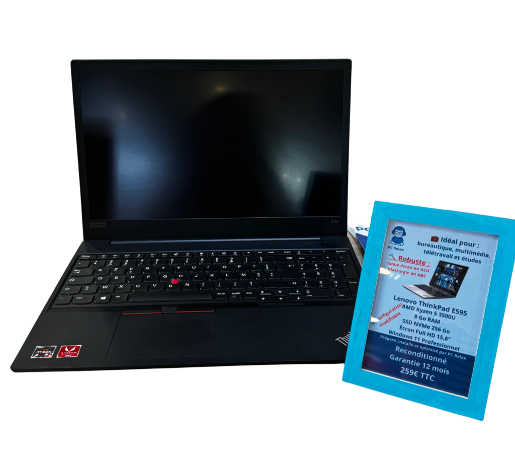 Ordinateur Lenovo ThinkPad E595 reconditionné